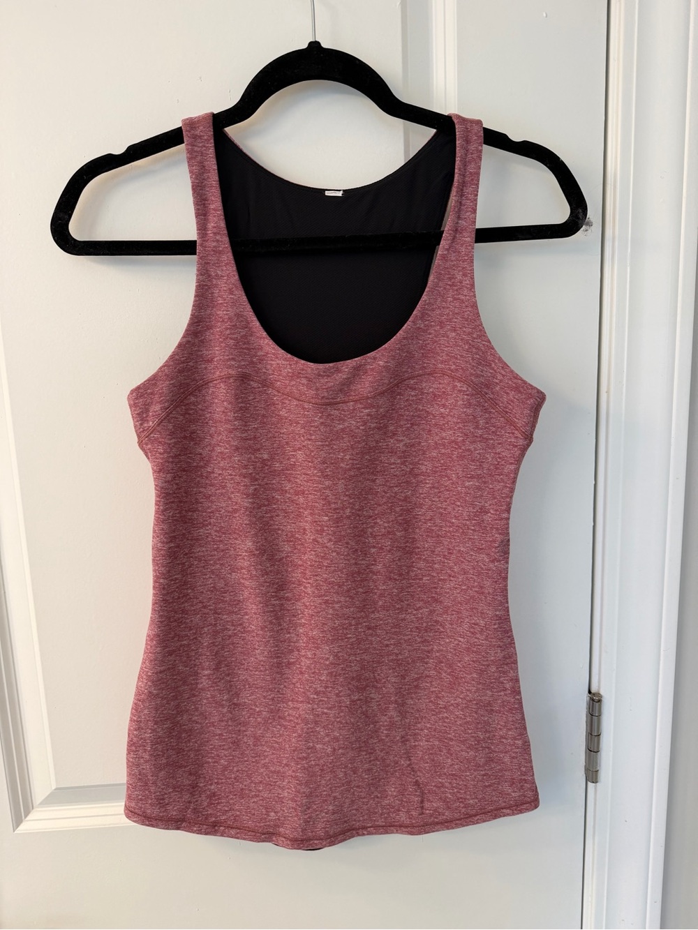Lululemon Athletica Heathered Mauve Tank Top